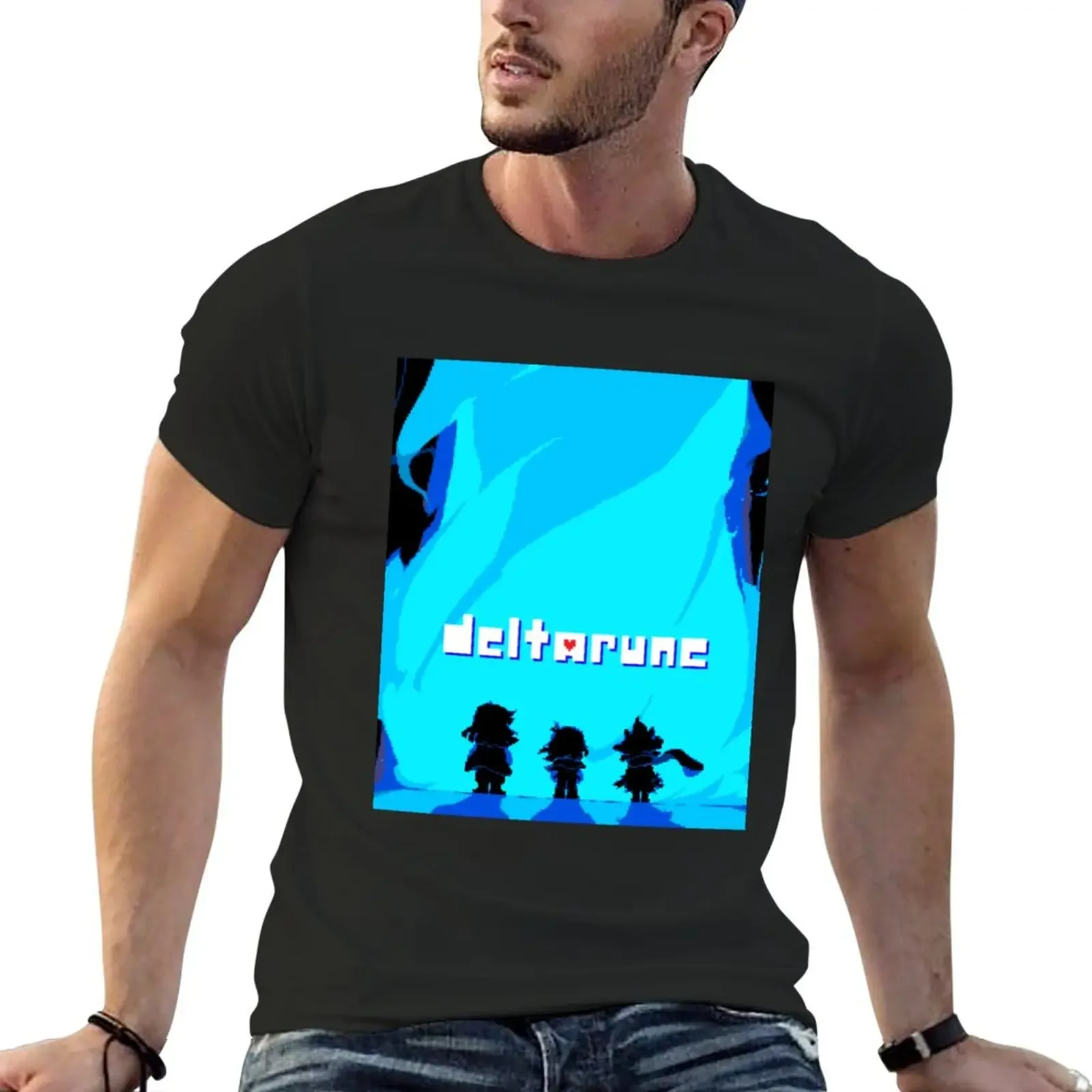 New deltarune T-Shirt tees heavyweight t shirts Men's t-shirts