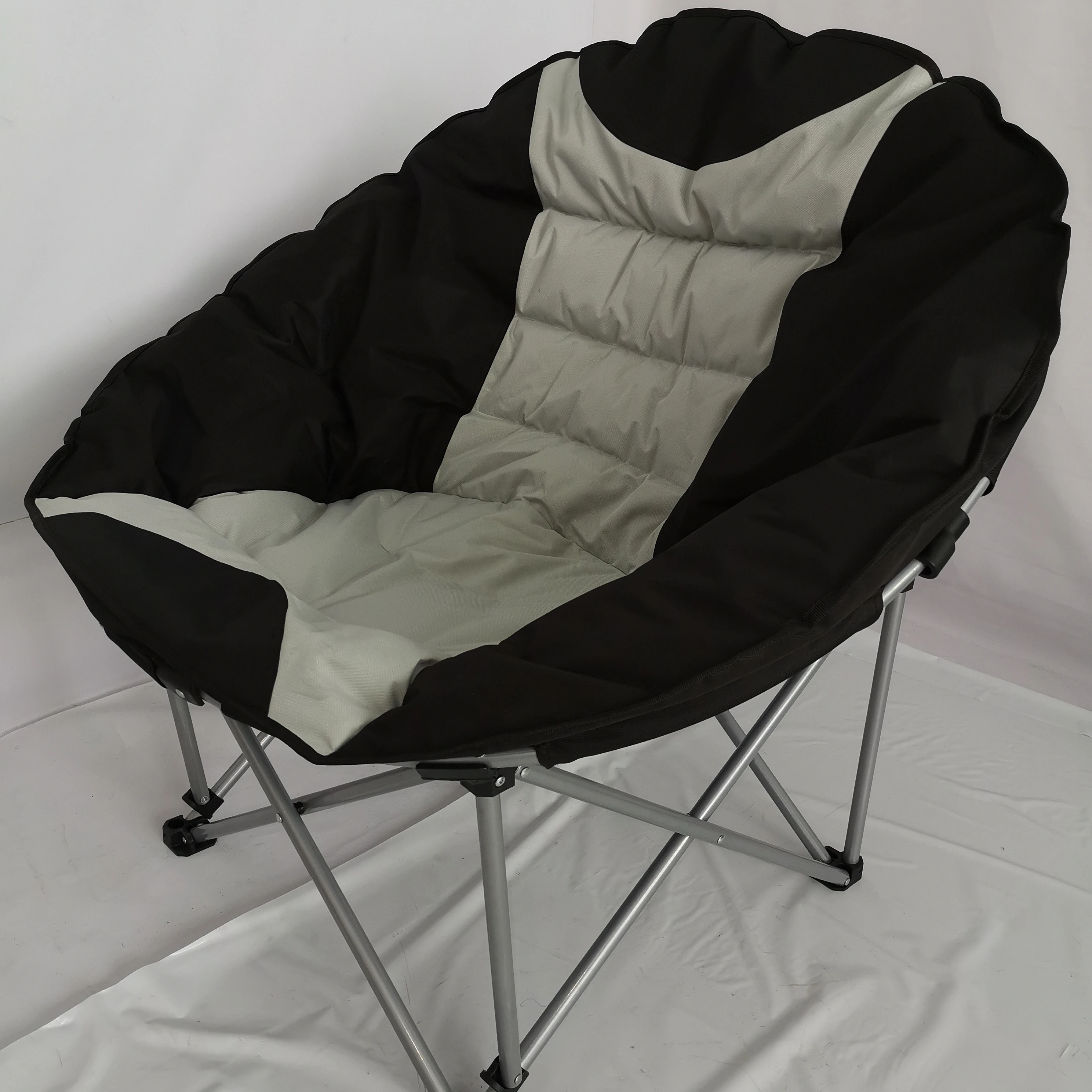 

Hot sale! Folding Durable Stout Comfortable Steel Moon Chair