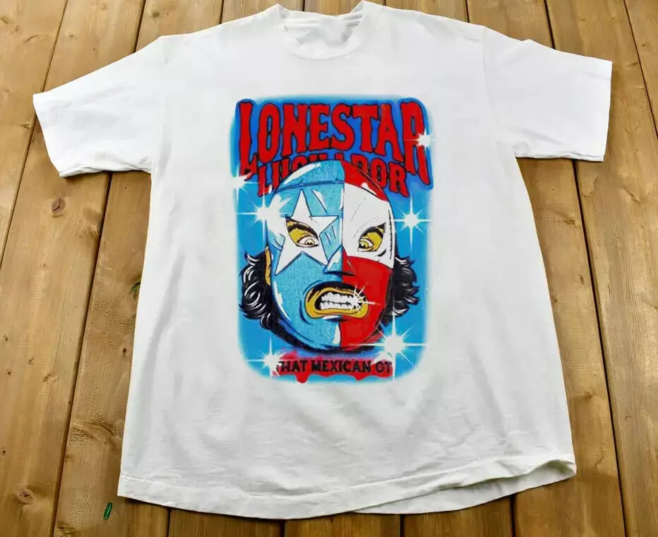 Lonestar Luchador That Mexican OT Album Cotton Tee S to 5XL T-shirt Y2K tops Unisex Summer Short Sleeve