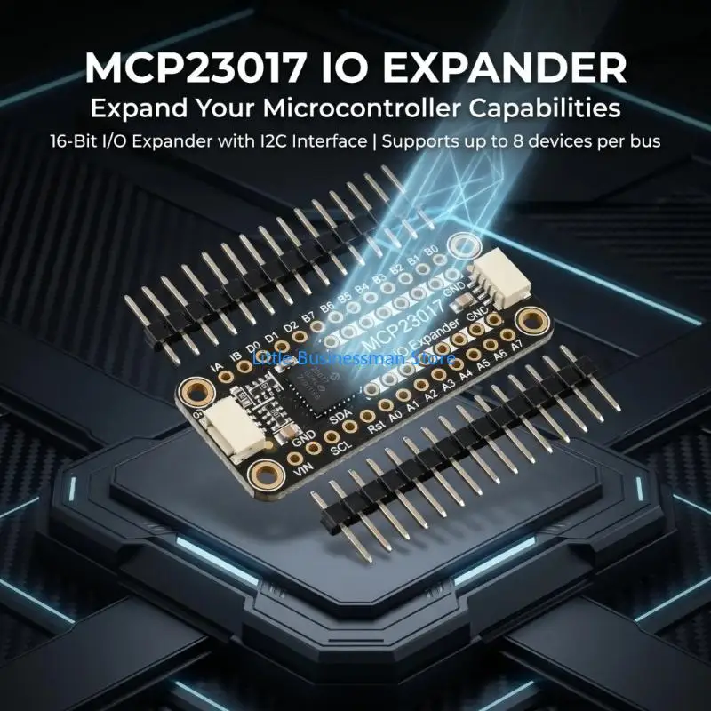 MCP23017 I2C-Erweiterungskarte mit Kontakttext für Verkabelungsarbeiten M76A – Detail 4