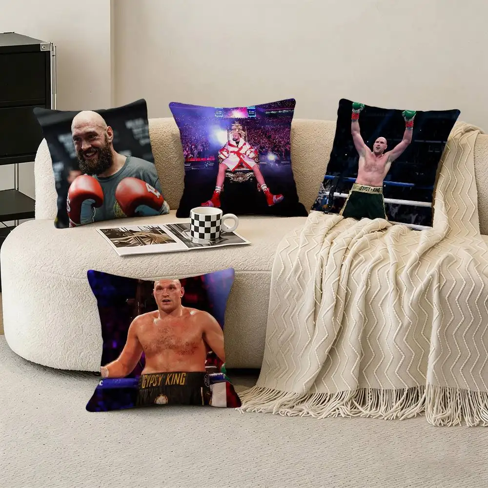 

Boxing T-Tyson Fury Pillow Case for Sofa Living Room Home office Decor Protective Cover