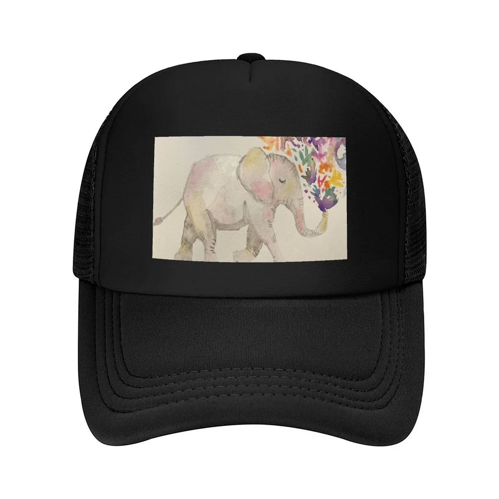 

SLB Designs Happy Elephant Baseball Cap Streetwear Golf Wear sun caps Winter hat For Man Women's