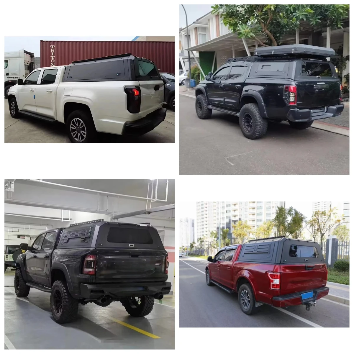 

Pickup Truck Bed Canopy Lightweight Truck Hardtop Camper for RAM1500 F150 D-Max VW Amarok Triton L200 GW Pore Navara Canopy