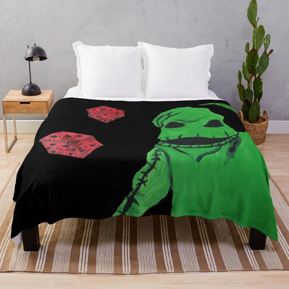 Oogie Boogie Throw Blanket Baby Blanket Decorative Sofa Blankets sofa bed