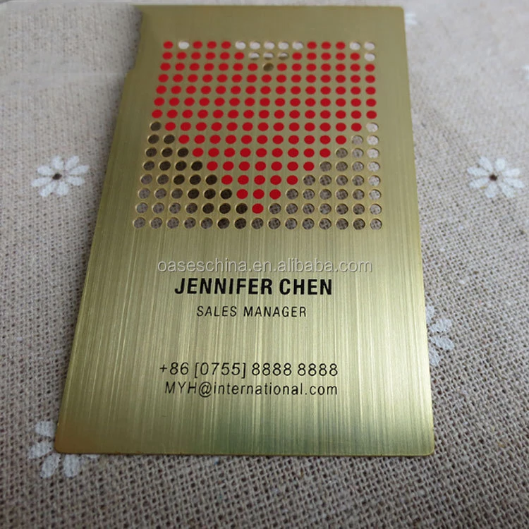 Customized query Customized Etching Metal Business Cards Stainless Steel in 0.3mm Tarjeta De Metal Luxury Creative Business Card