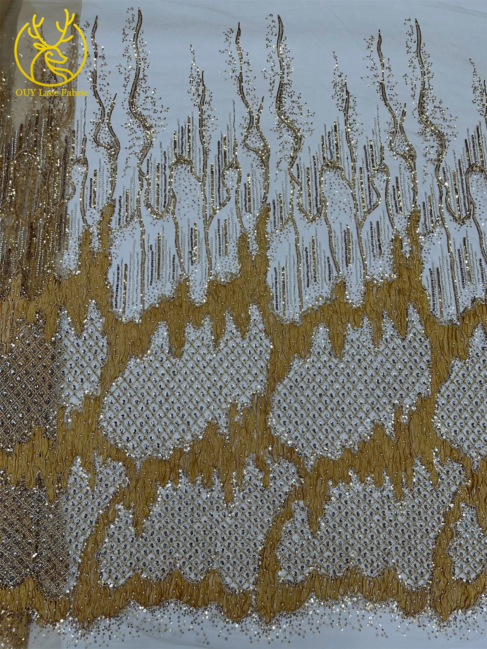 2026 Neues Design Französischer Perlen-Tüll-Spitzenstoff Weinrot Nigerianischer Afrikanischer Pailletten-Netzstoff für Abendkleider 5 Yards – Detail 17