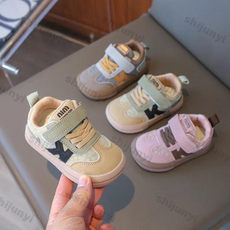 Baby Toddler Shoes Children Anti-kick Anti-slip Wear-resistant Casual Sneakers Spring Autumn New Fashion Soft Soled Sport Shoes