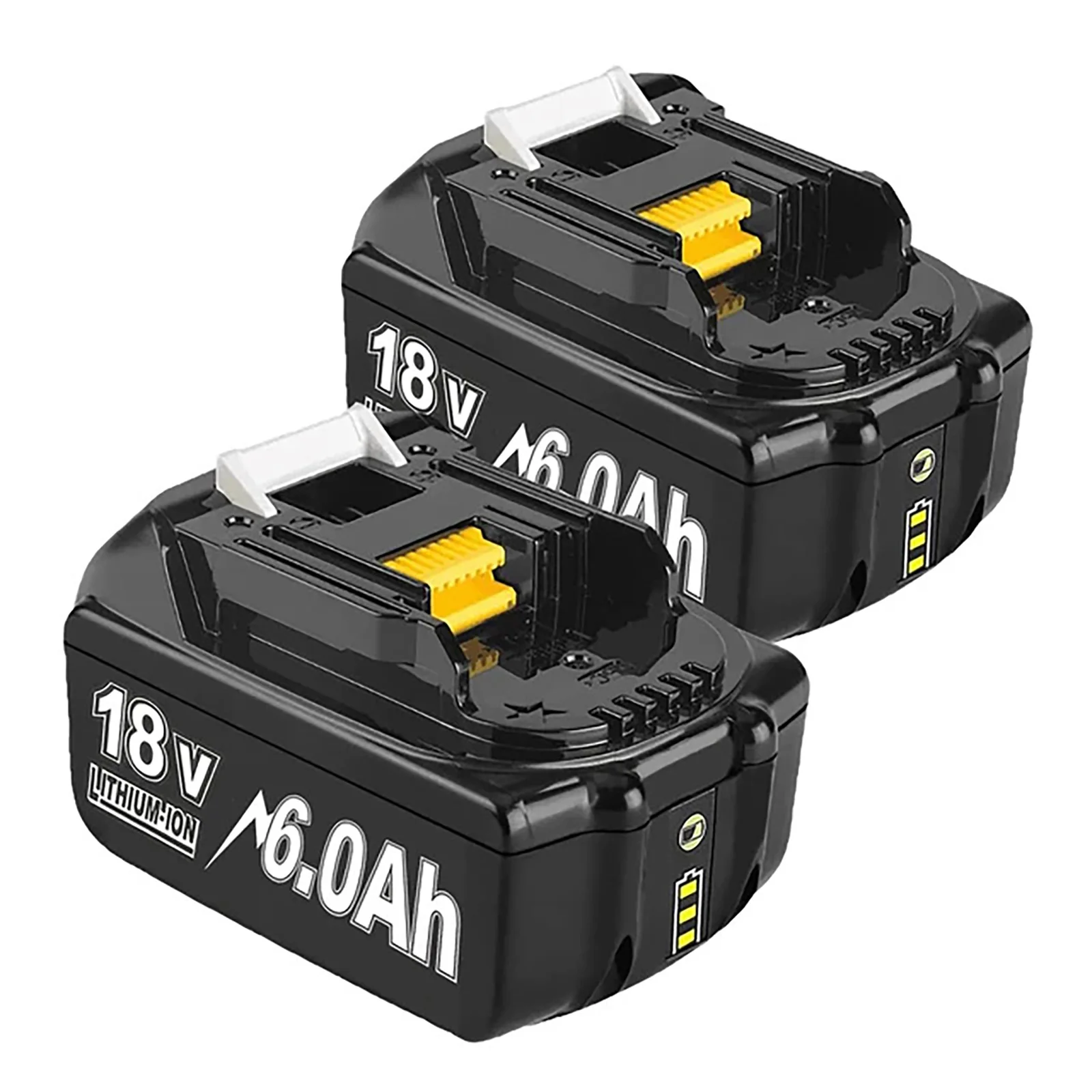 Voor Makita BL1830 Batterij 6A Oplader 18V 6000mAh Vervangende Batterij Voor BL1860 BL1850 BL1840B 6.0Ah Tool Oplaadbare batterij