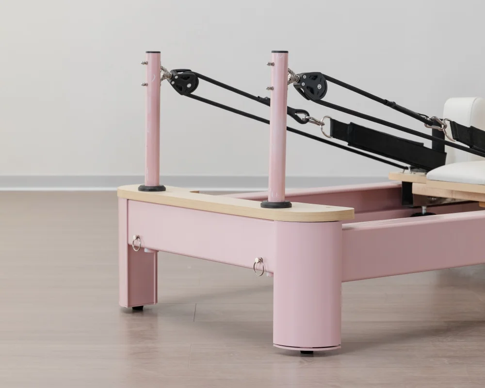 LUMINE High Quality Foldable Aluminum Pilates Reformer Home Studio Fitness Machine for Yoga and Body Workout view 5