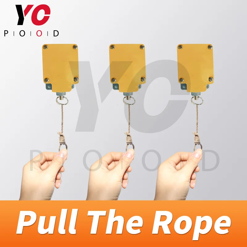 

YOPOOD Rope Pull Prop Escape Room Props Cord Pull Prop Pull the Rope In correct sequence to release lock Escape Game Gadget