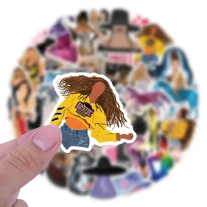 Sexy Persönlichkeit Graffiti wasserdichte Etikette, Gepäck, Notizbuch, Kühlschrank, Skateboard, Großhandelsboxer, Beyonce Box, 10 PCs, 50pcs 6 Hauptverkäufe Halb Calca Beyonce - №3