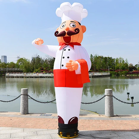 Waving Character Inflatable Sky Dancer Air Dancer Cook Inflatable Tube for Commercial Advertising