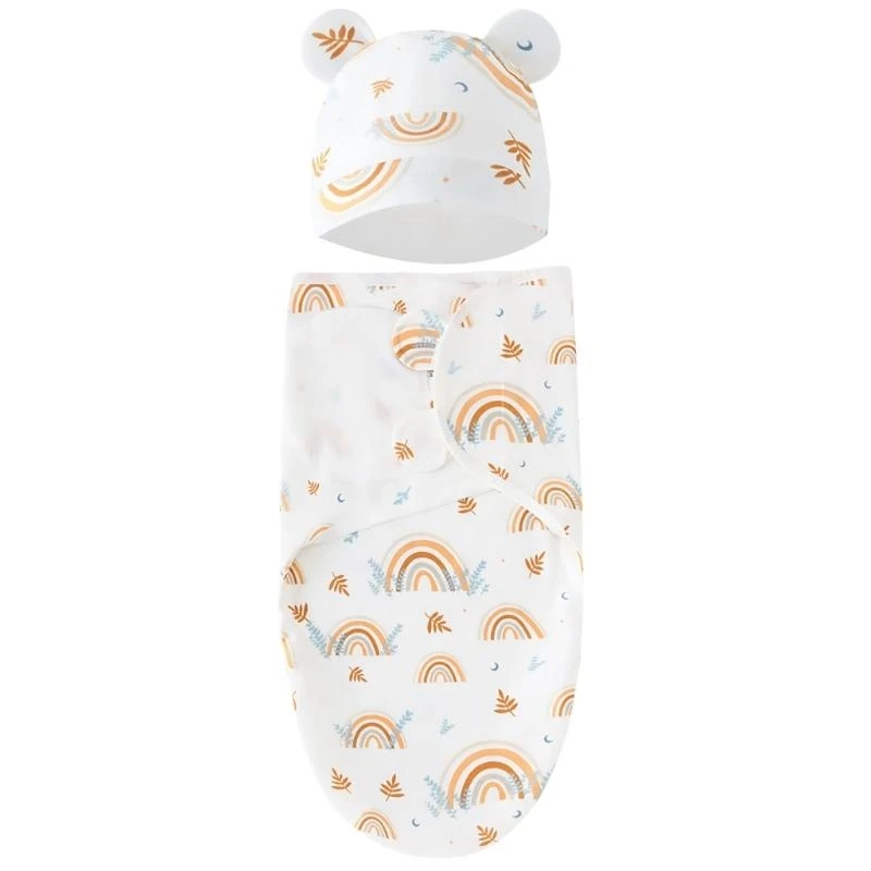 

23GD Baby Sleeping Bags with Hat Wearable Blanket Breathable Sleep Bag for Newborns