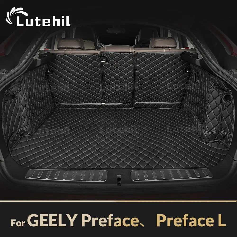 

Для GEELY Preface 2020-2025 Preface L 2024, автоматический коврик для багажника с полным покрытием, автомобильный защитный коврик, грузовой вкладыш, аксессуары для интерьера