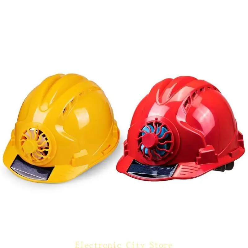 

Sunscreen Adjustable Solar Fan Working Helmet Ventilate and Cooling Sunscreen Waterproof Architecture Worker Cap