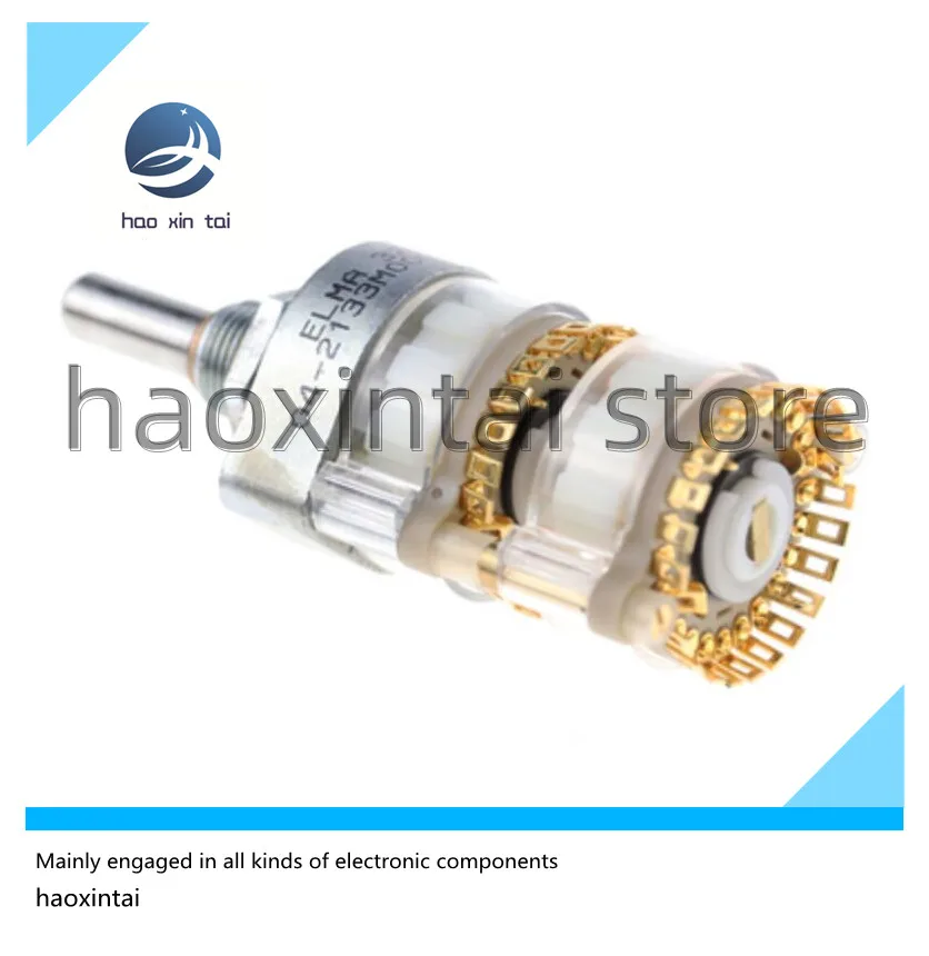 1PCS (series partial pressure type) partial pressure shunt type 24-gear gold-plated potentiometer change-over switch