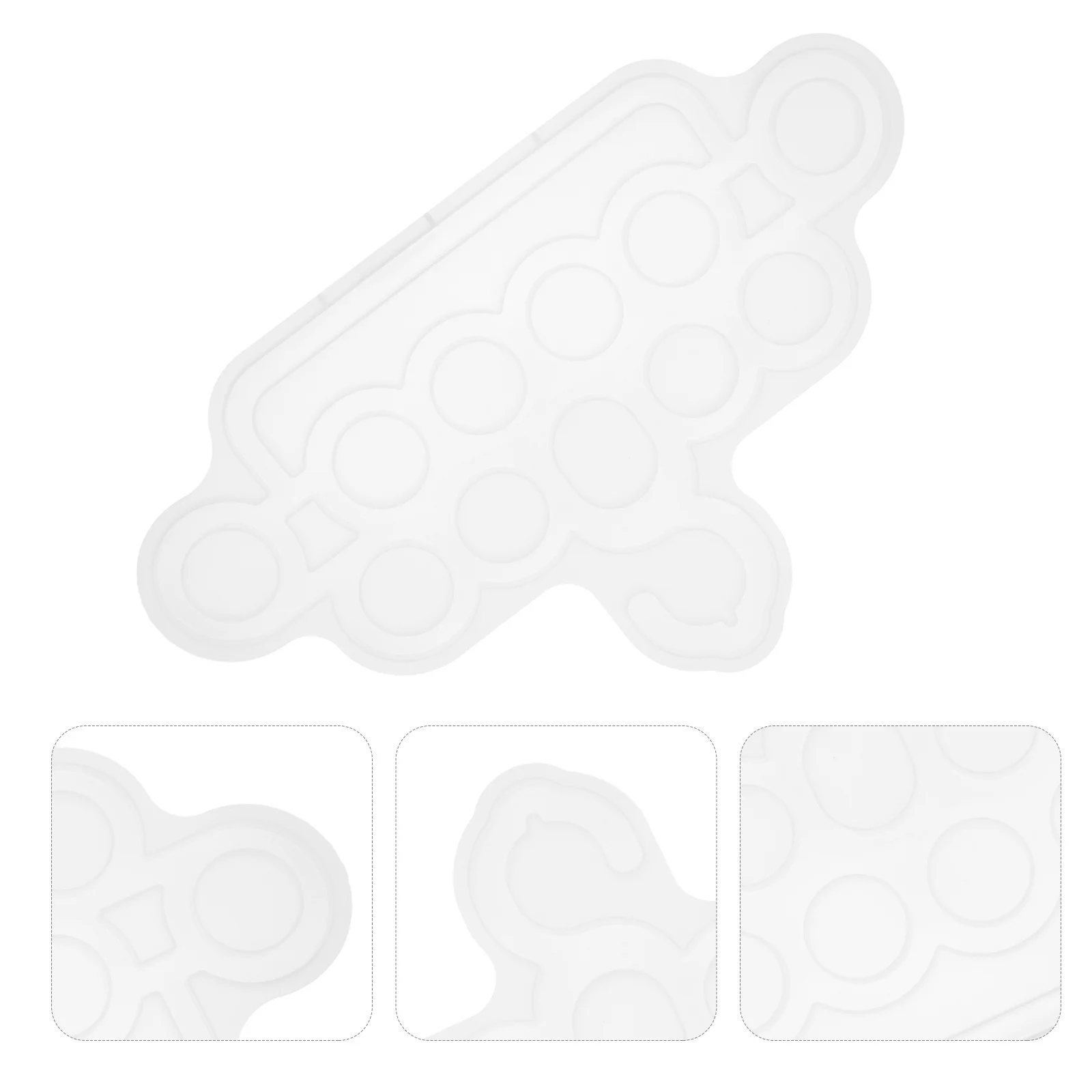 

1pc Silicone Mold For Diy Silk Scarf Hanger Making Creative Crystal Hanger Tool Craft Accessory Jewelry Making