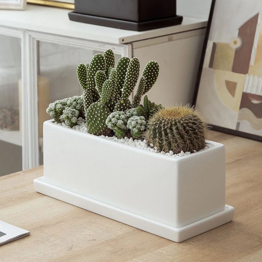 Rectangular Storage For Potted Plant Decoration Aromatherapy Gypsum Silicone Mold Clay Concrete Mould