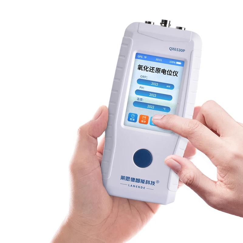 The ORP meter of soil redox potential is combined with the hand-held intelligent detection ph electrode tester