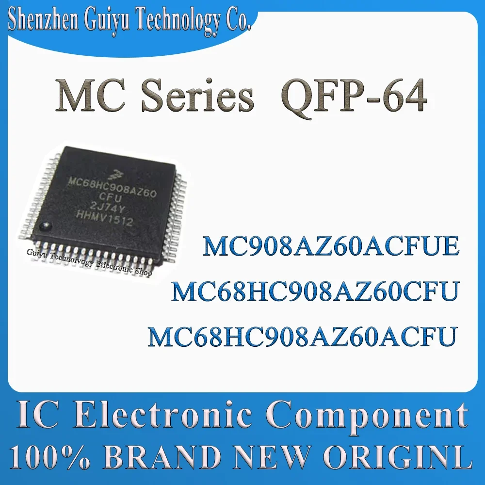 MC68HC908AZ60CFU MC68HC908AZ60ACFU MC908AZ60ACFUE MC68HC908AZ60AC MC68HC908AZ60 MC68HC908 MC908AZ60 MC908 MC QFP-64 IC MCU Chip