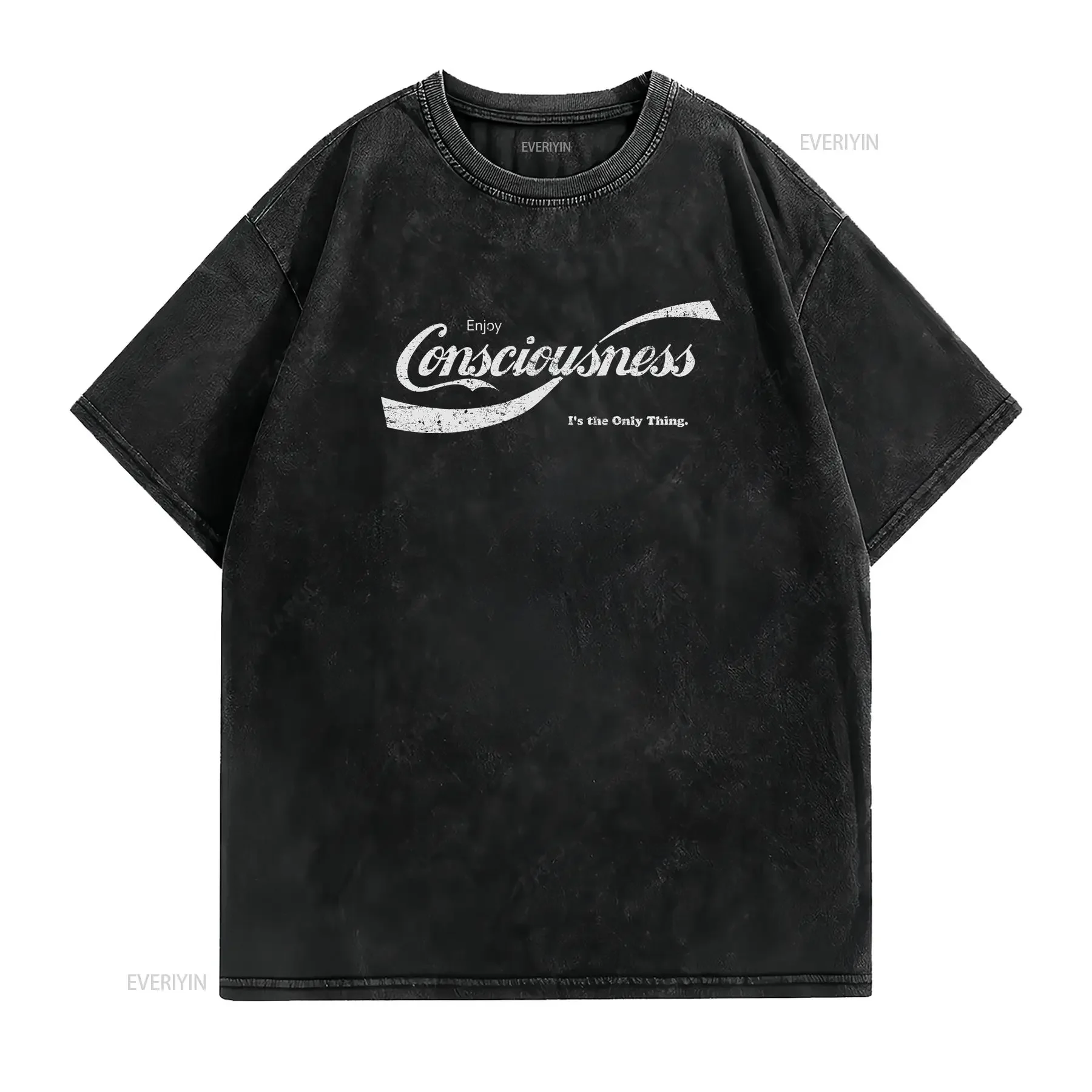 استمتع بالواعي تي شيرت الروحانية التنوير والتأمل الاستيقظ الروحي Ayahuasca DMT خمر غسلها أنيق