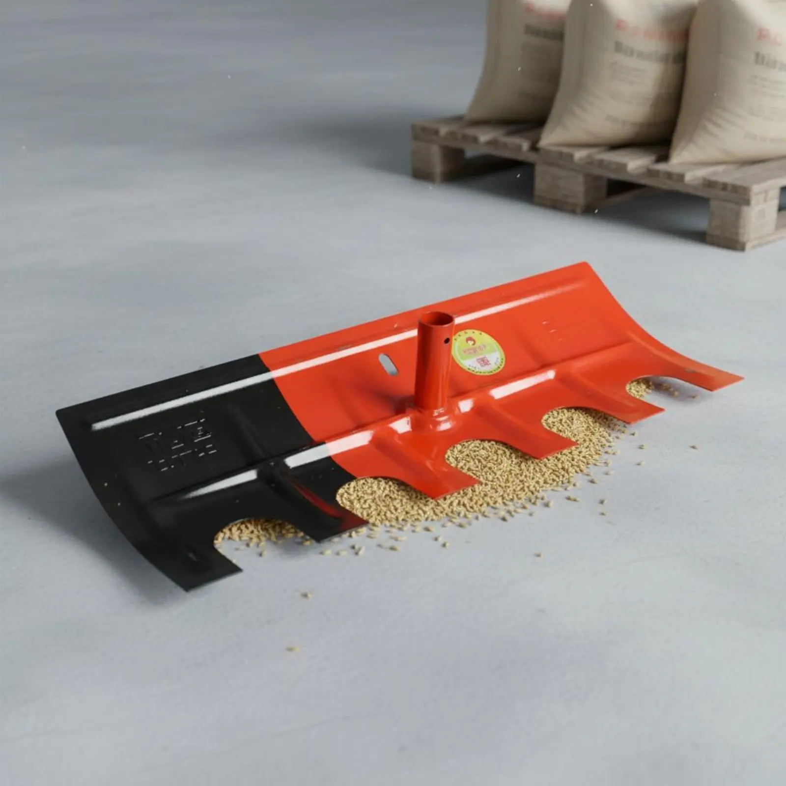 

Manganese Steel Grain Rake Heavy Duty Grain Push Scraper Flat Rake Head Long-Lasting Manganese Steel Shovel Head Multifunctional