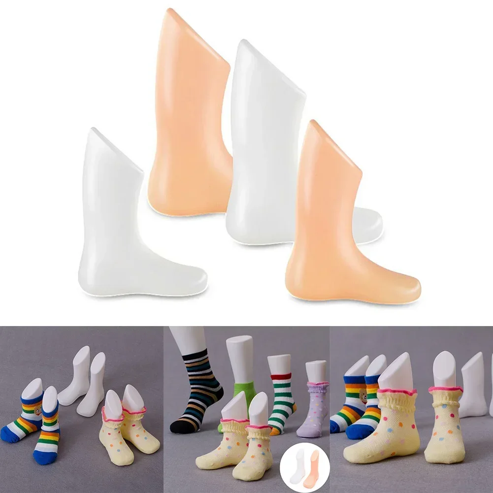 Brand New Baby Foot Model Feet Mannequin White 1piece Accessories Display Mold For Children Model Home PE Polyethylene