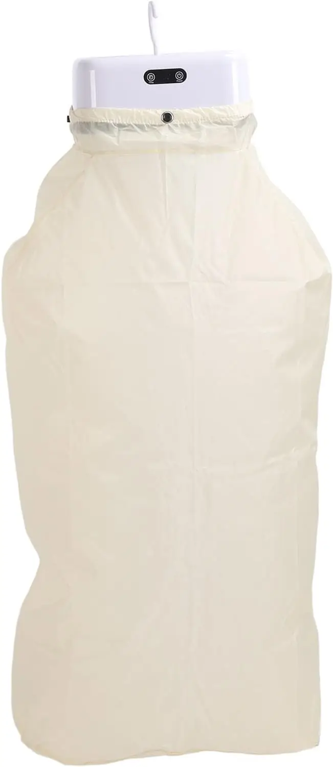 Secador de ropa eléctrico plegable portátil 9,4x6,7x4,1 pulgadas con bolsa seca para viajes, RV, hogar, apartamento - Temporizador múltiple
