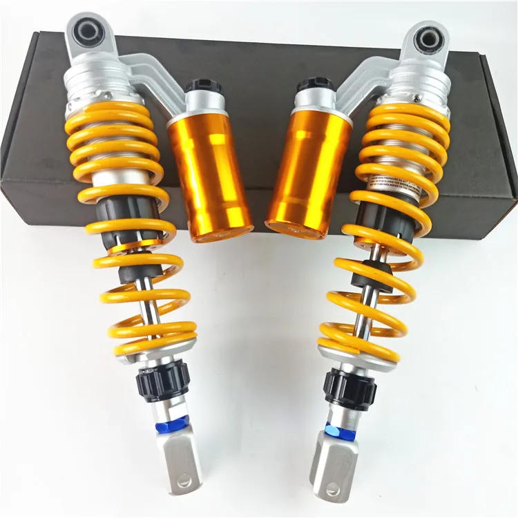 1 Pair For Honda Yamaha Suzuki Harley Dirt Bike ATV Motorbike 320 - 360mm Motorcycle Suspension Spring Rear Air Shock Absorbers