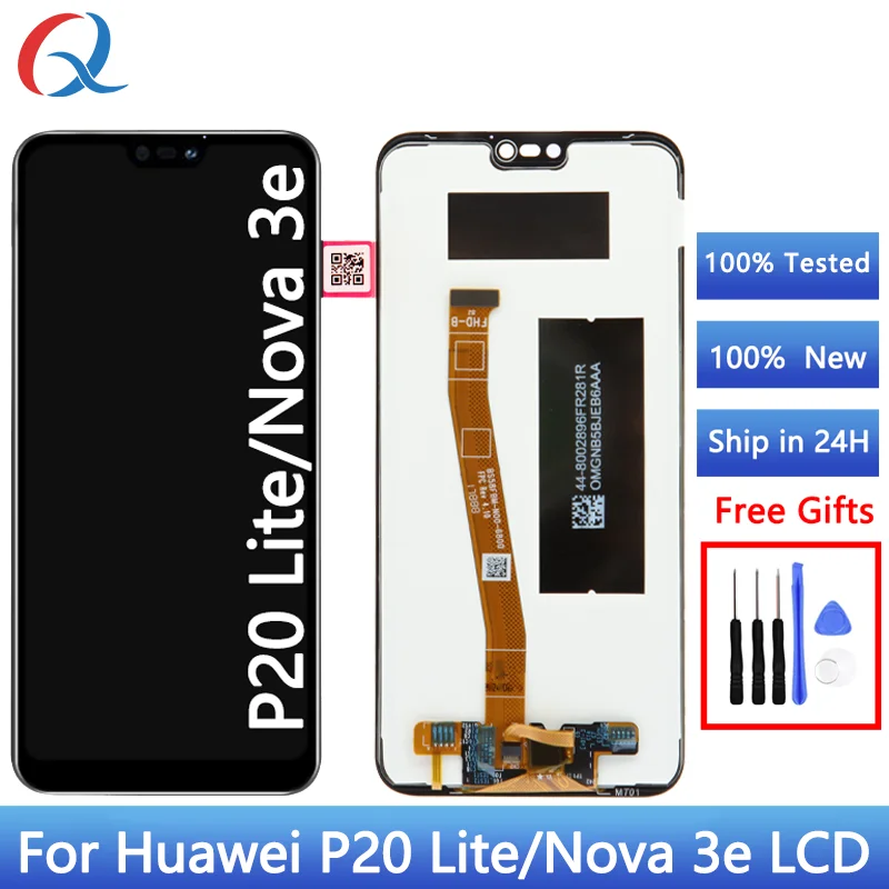 P20 Lite Mobile phone lcd For Huawei nova 3e display Touch Screen