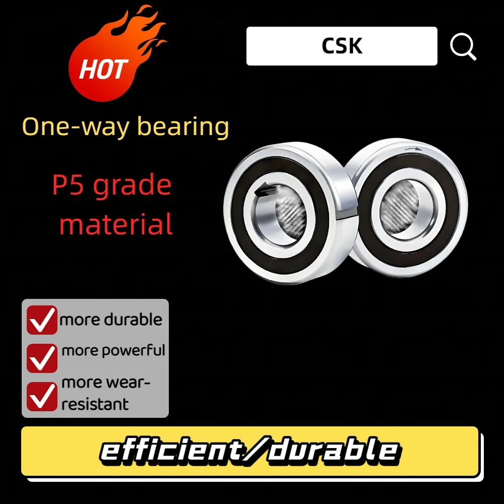 Complete list of unidirectional bearing models CSK8 10 12 15 17 20 25 30 35 40 50 PP