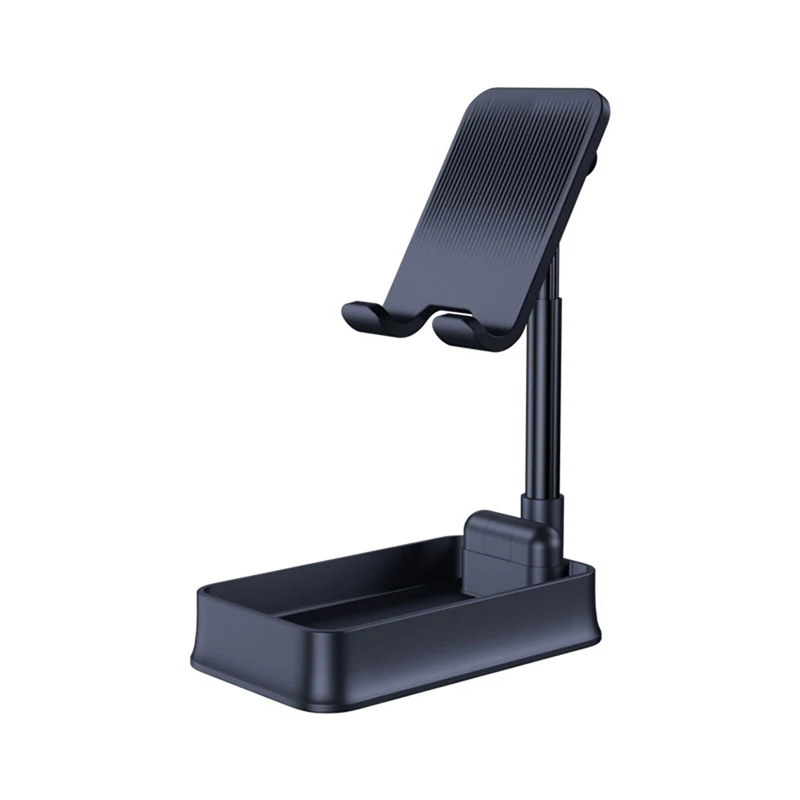 

Cell Phone Stand for Desk, Adjustable Cell Phone Holder Fully Foldable Portable Phone Dock Hands Free Charging Storage Stand