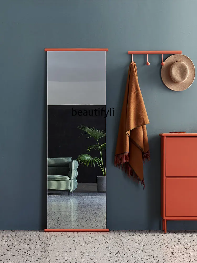 

Входное украшение zq, полноразмерное зеркало из цельной древесины, гардеробное зеркало серии кремового цвета