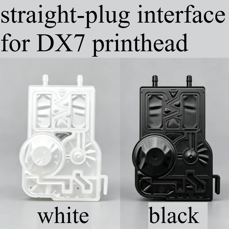 10/20PCS DX7 Negative‑Pressure Ink Damper Dumper Filter for Epson / Wit‑color Smart DX7 5113 Printhead Black White Straight Plug