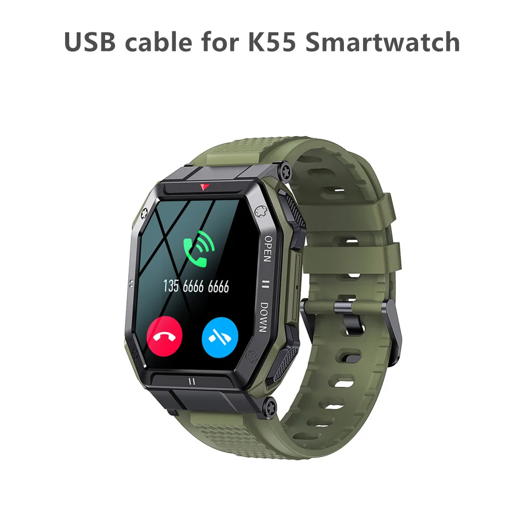 USB-кабель dodobit для смарт-часов K55, магнитное Сменное зарядное устройство, совместимое с смарт-часами k55