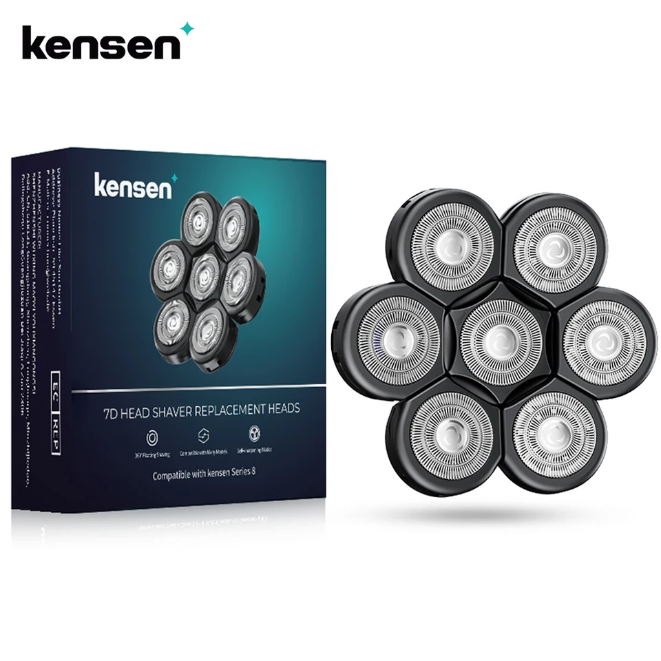 Kensen Razor Head Replacement Shaver Head Floating Washable