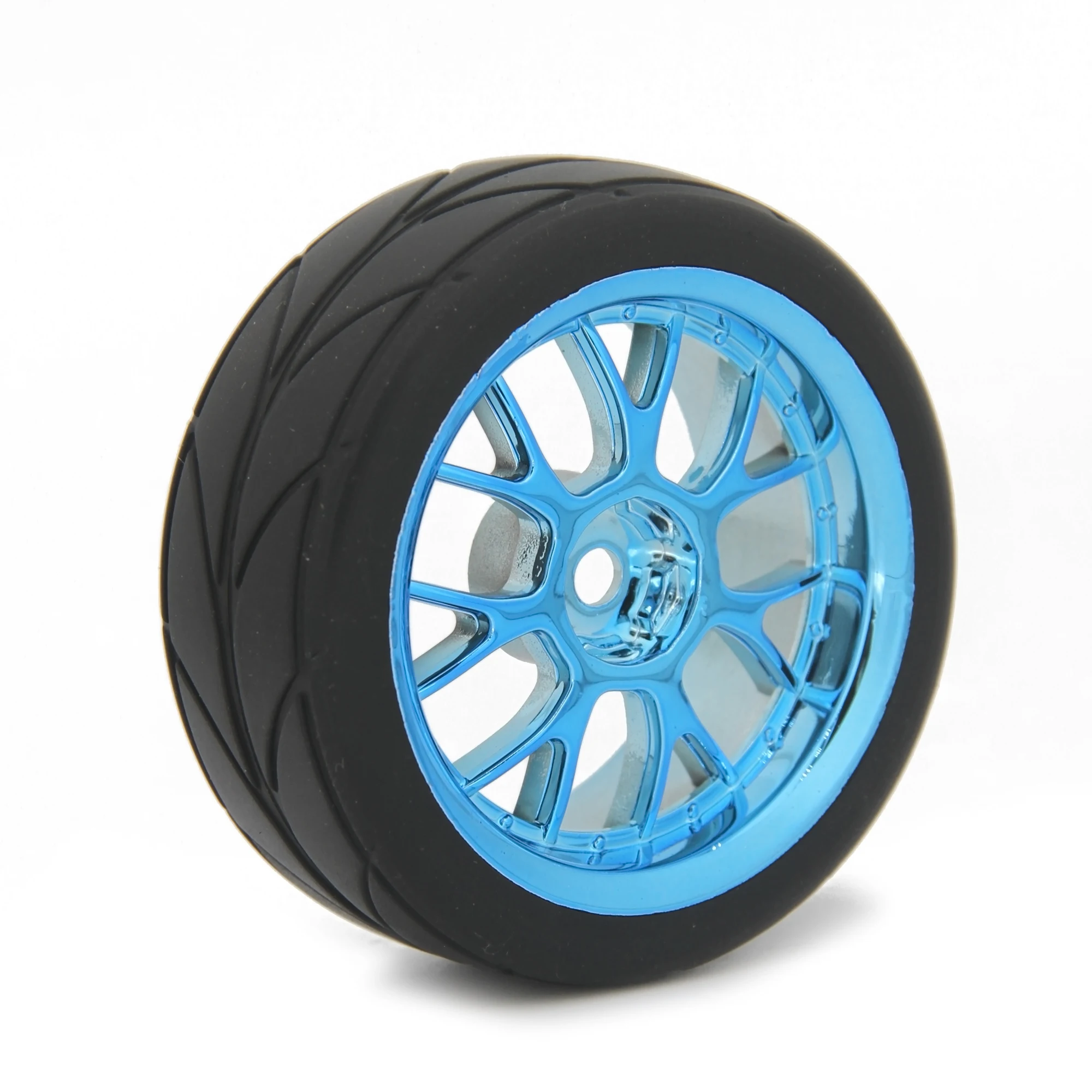 1.9 Inch Tires 65mm 12mm Hex Wheel Tyres Tires for 1/10 on Road RC Racing Car Competitable Tamiya Exceed 144001 94123 94122 CS