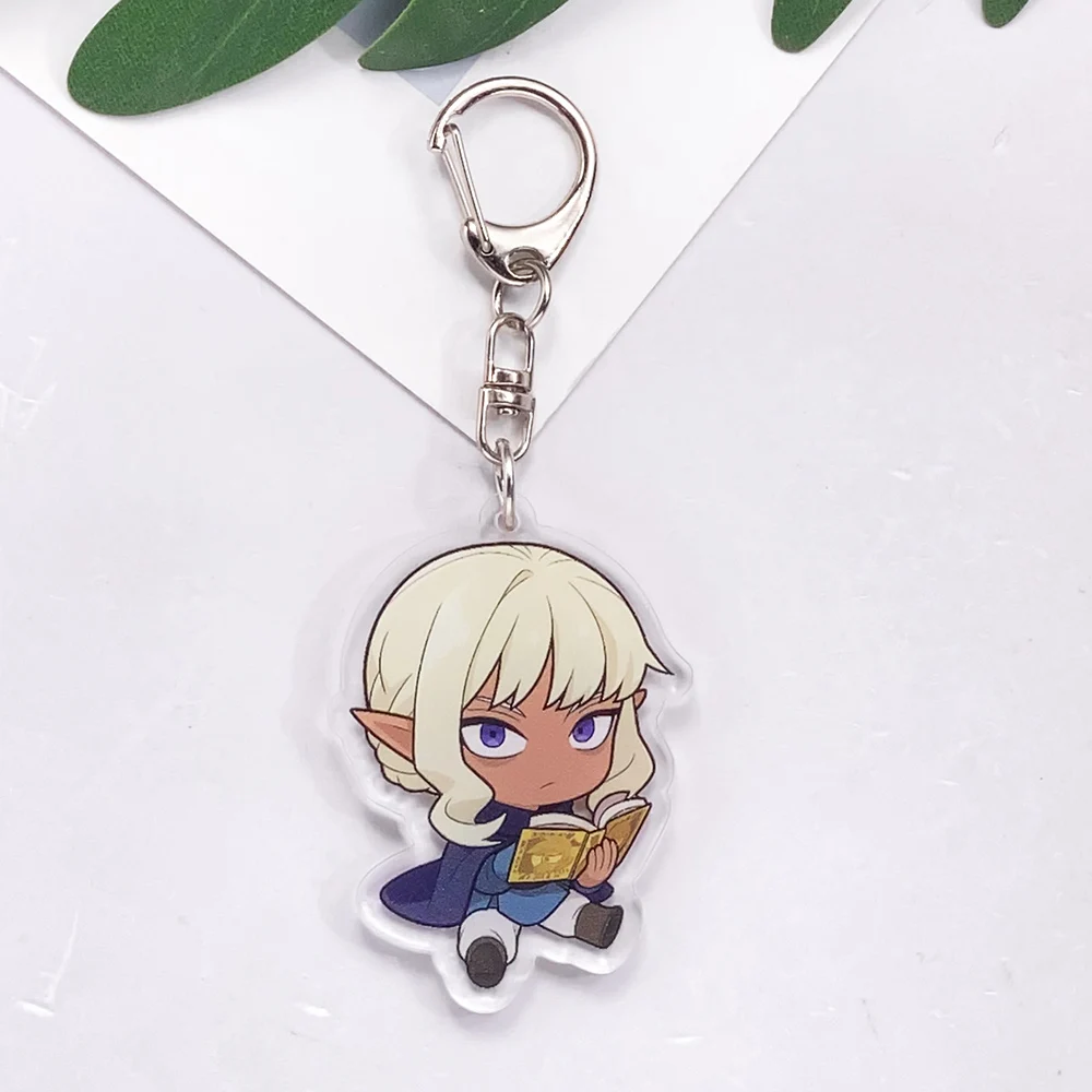 شخصيات أنيمي لذيذ الزنزانة سلسلة مفاتيح مصنوعة من الأكريليك اكسسوارات الإبداعية Cyte حقيبة سحرية على ظهره قلادة كيرينغ هدايا لمحبي #6