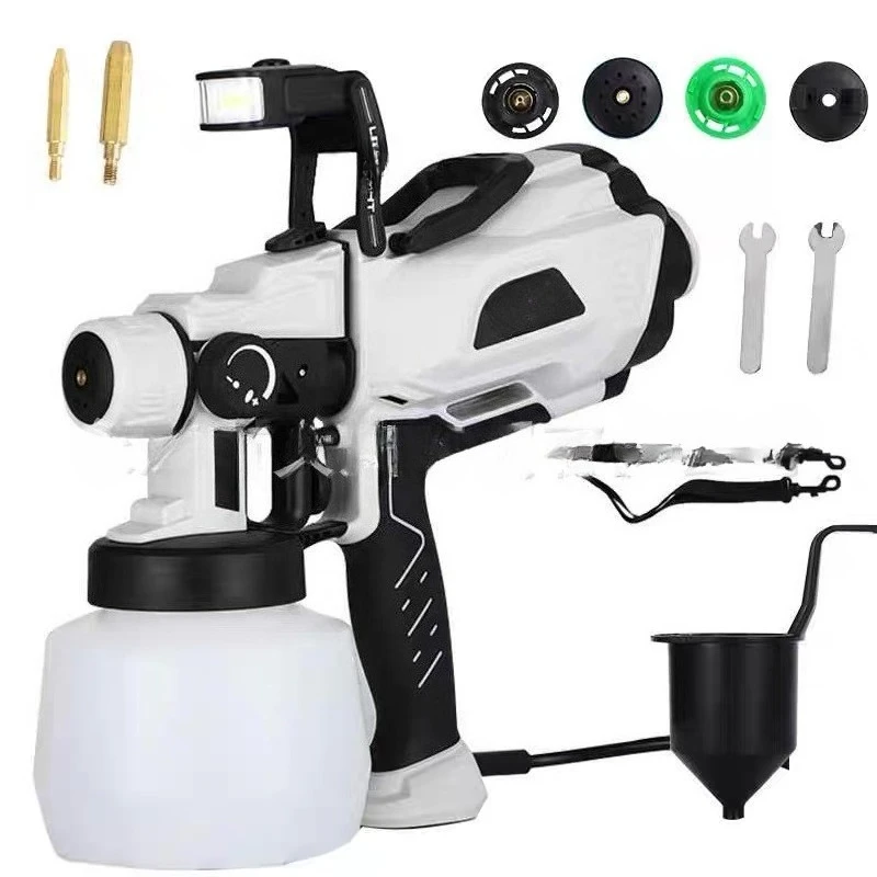 Electric high pressure automatic portable latex paint oil spraying tool