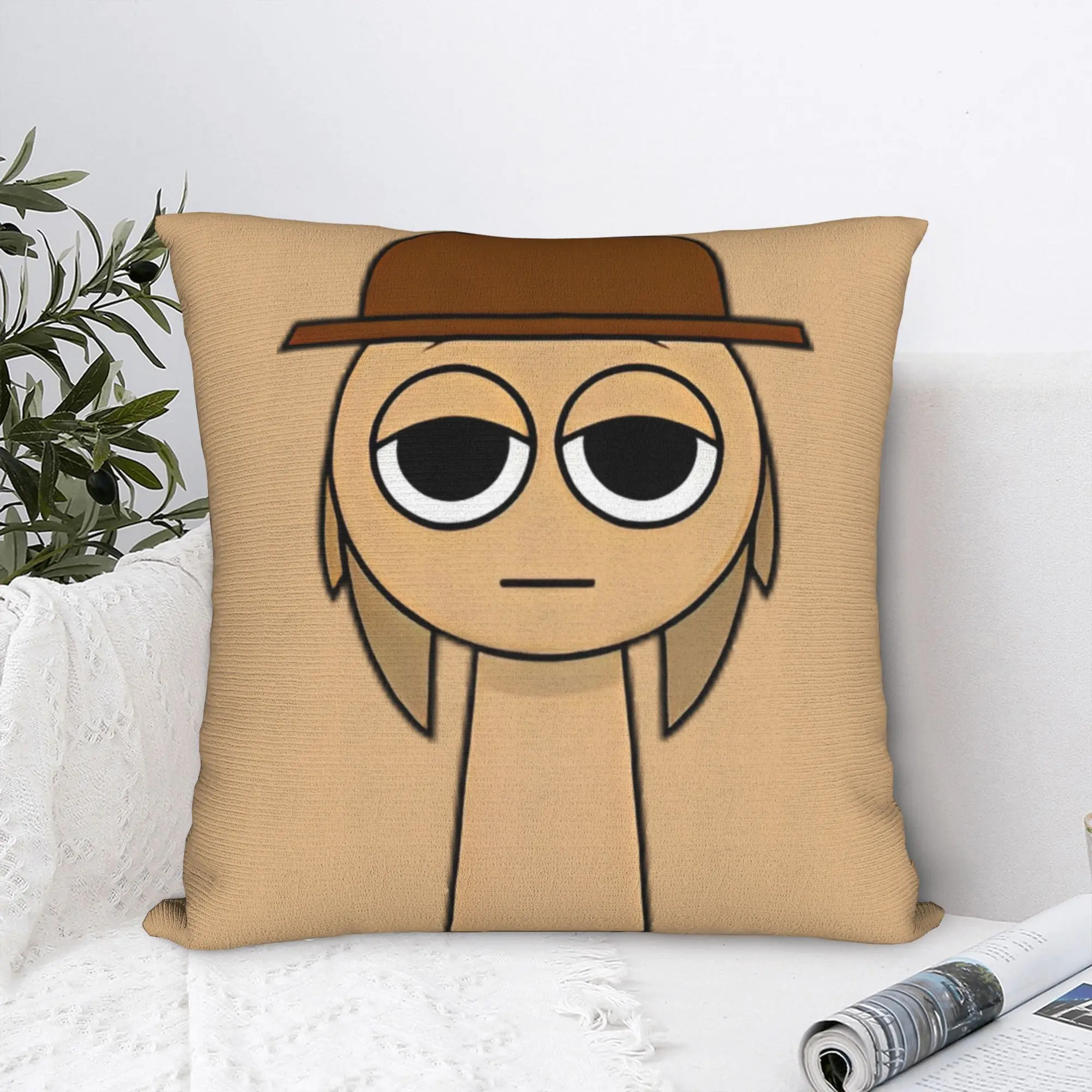 Tunner Sprunki Pillowcase Polyester Cushion Cover Gift Cartoon Game Pillow Case Cover Chair Square 40*40cm