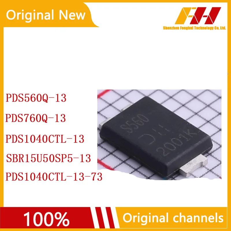 

10 PCS/LOT 100% nuovo e originale PDI5 PDS560Q-13 PDS760Q-13 PDS1040CTL-13 SBR15U50SP5-13 PDS1040CTL-13-73