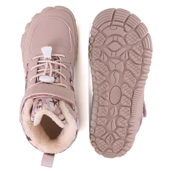 New Winter Children's Wide Toe Cotton Shoes Waterproof Warm Snow Boots Boys Girls Winter Casual Shoes Toddler/Little/Big/Kids