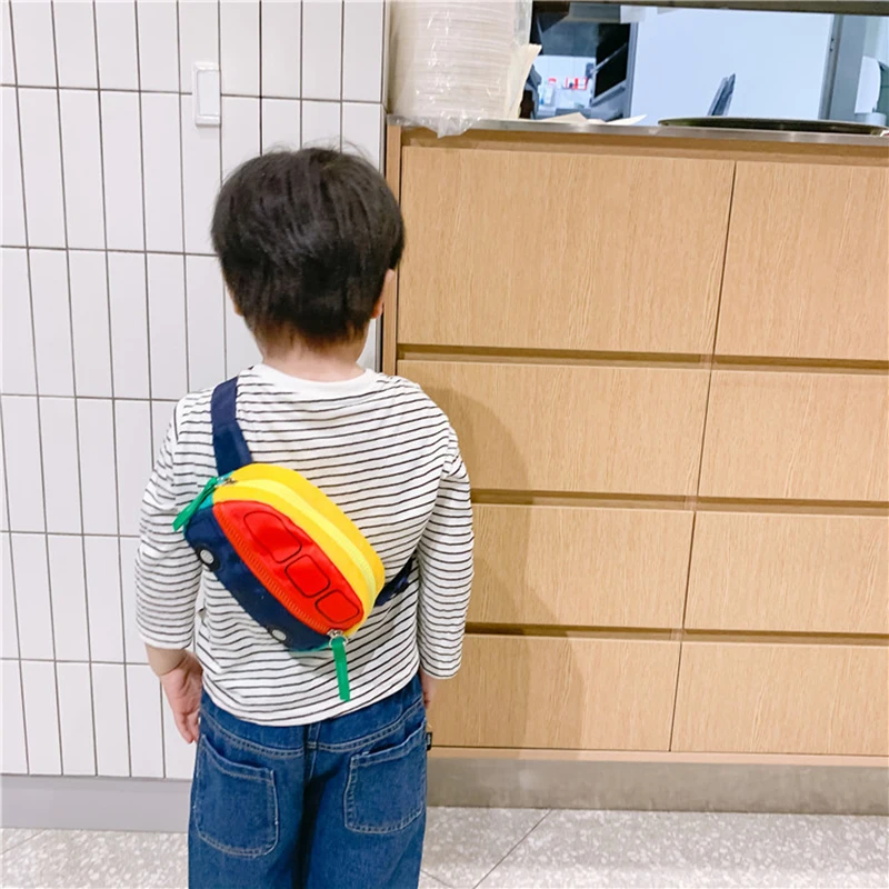 Crossbody Bag for Kids Boy Waistbag for Girl Children Car Style Casual Cute Bag for Girls Boys Small Belt Sweet Shoulder Bags