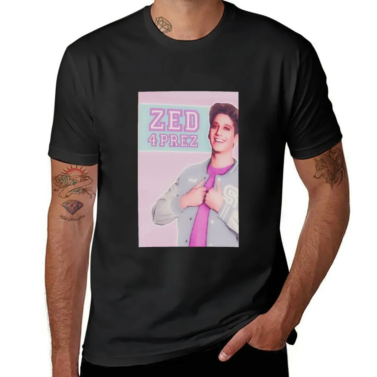 zed 4 prez T-Shirt plus sizes blanks t shirts for men pack