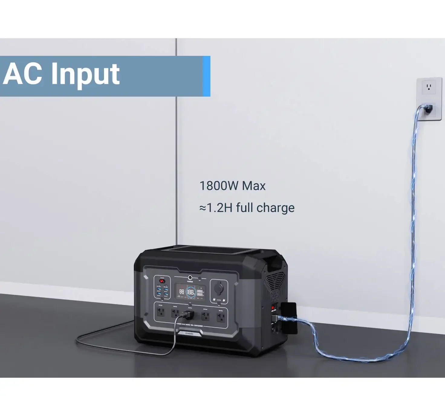 Akumulator lifepo4 3000w tragbare powerstation ładuje 2000w przenośną elektrownię 2500w generator energii słonecznej do domu