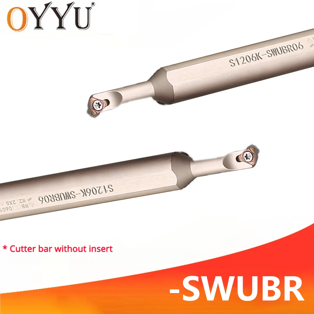 

OYYU SWUBR S0805K S0806K S1005K S1006K SWUBR06 Small Head Spring Steel Internal Tools Holder Boring Bar CNC Shank S0805K-SWUBR06