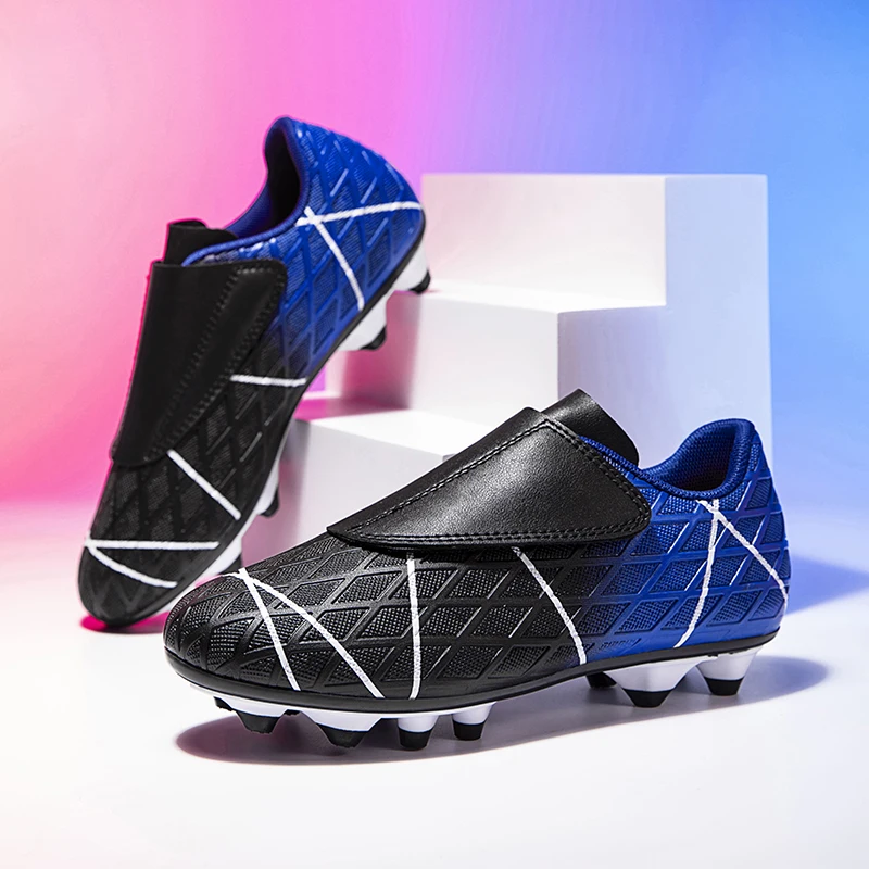 

Футбольные бутсы для мальчиков и девочек, мужские бутсы, спортивные футбольные бутсы для тренировок на открытом воздухе, длинные шипы, удобные дышащие, нескользящие
