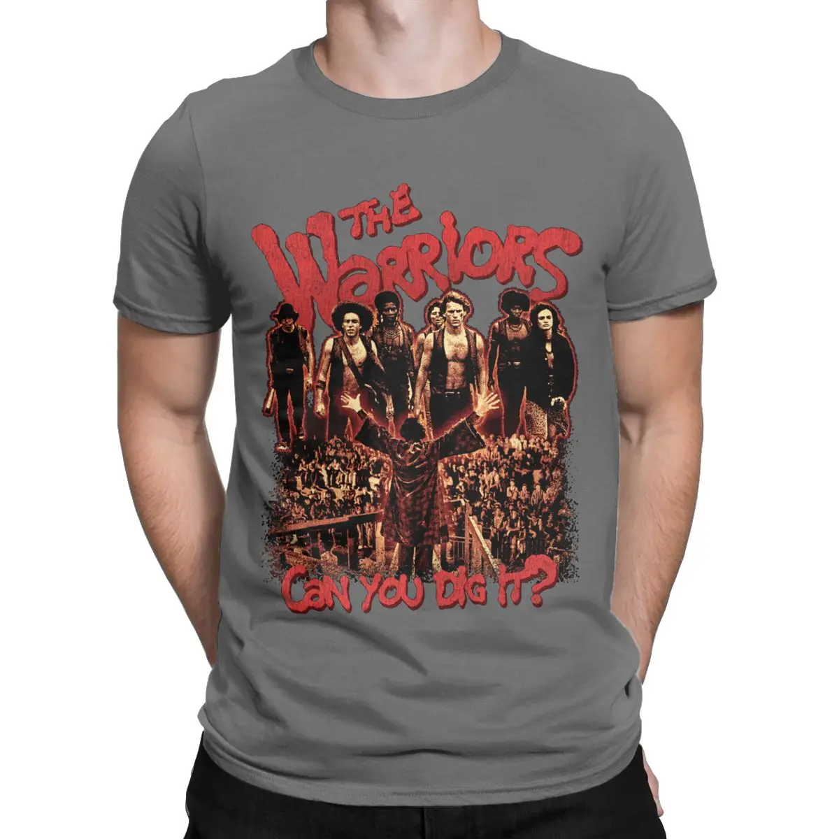 Men T-Shirt The Warriors Walter Hill Hipster Pure Cotton Tee Shirt Short Sleeve T Shirts O Neck Tops Gift Idea