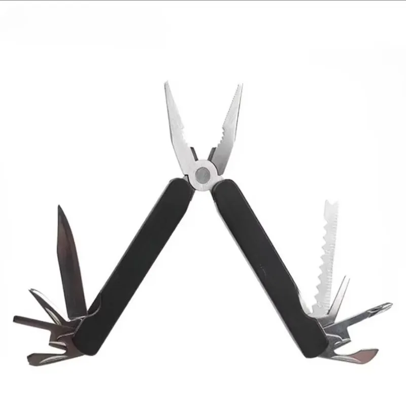 10 in 1 Multitools Diy Multi Tool Multi-tool Folding Knife Scissor Cutter EDC Survival Gear Manual Multifunctional Plier