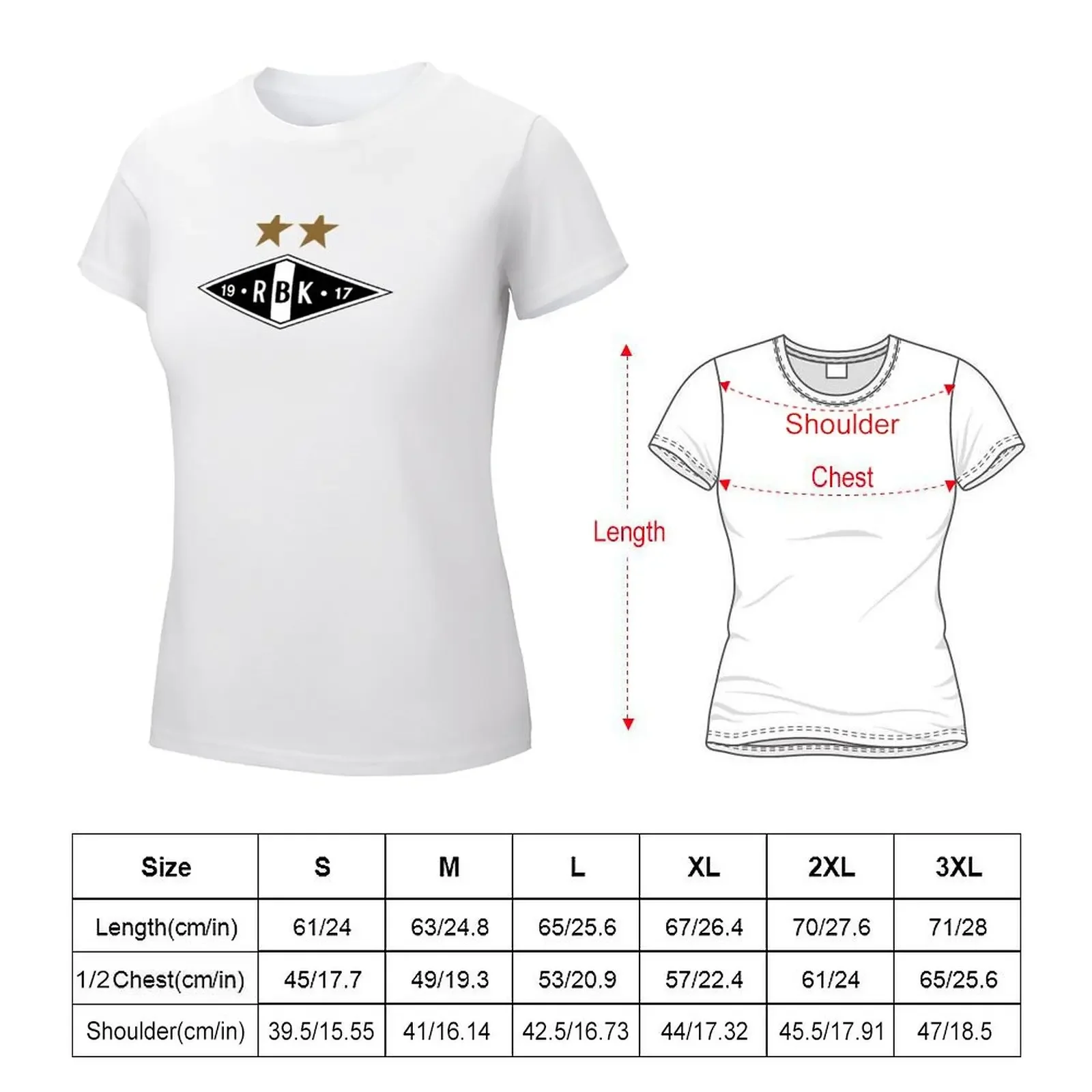 Rosenborg T-shirt kawaii clothes vintage clothes western t shirts for Women